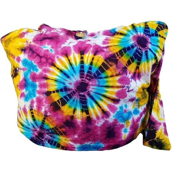 Handbags - Cotton Tie-Dye Crossbody Bag Unisex Colorful Hobo Bohemian Shoulder Purse